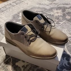 Steve Madden Harpoon 2-660 Oxford Dress Shoes Grey Multi Leather Men's 11.5