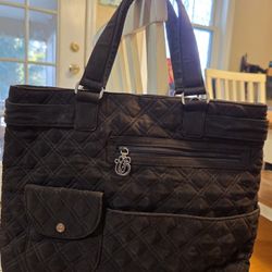 VERA BRADLEY QUILTED TOTE LIKE NEW