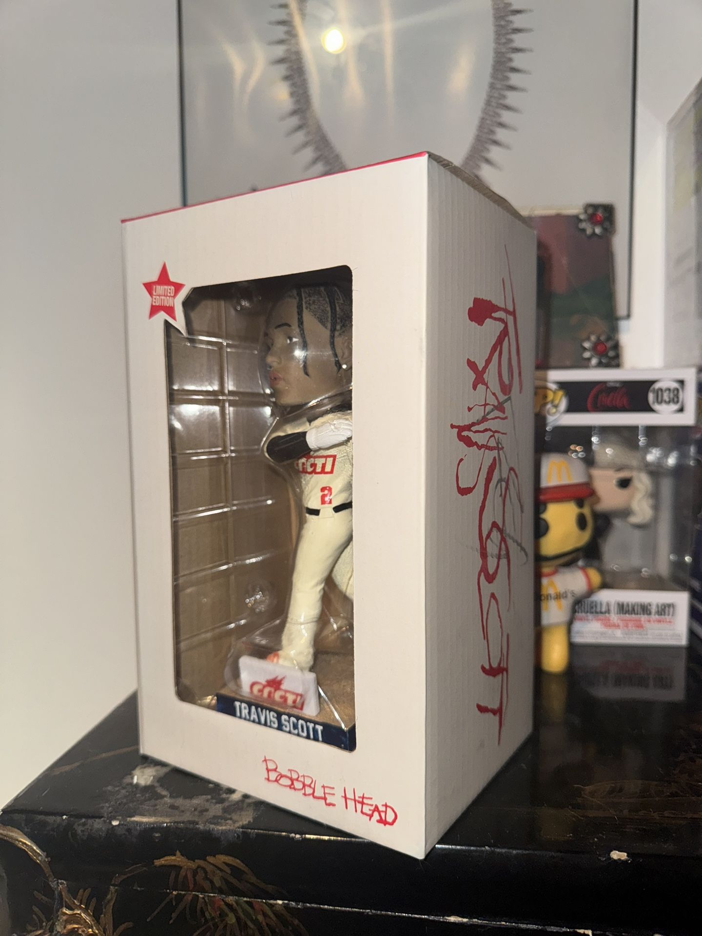 Signed Travis Scott Bobble Head 1/2000
