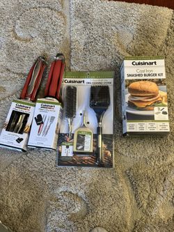 Cuisinart Bbq Grilling Set Accessories Smash Burger