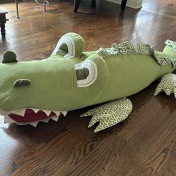 Pottery Barn Kids Large Stuffed Animal Gator