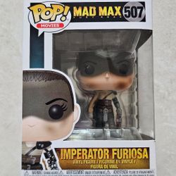 Funko POP Movies Mad Max 507 Imperator Furiosa Vinyl Figure New 