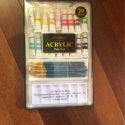 acrylic beginners paint set 