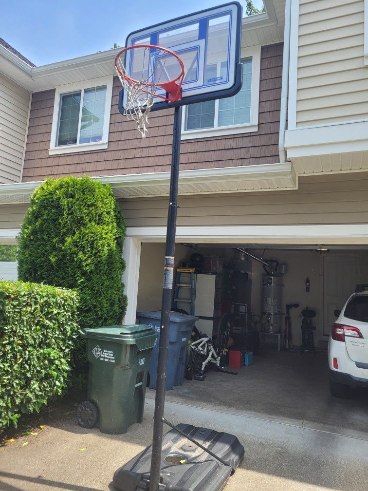 Metal Basketball Hoop Adjustable Height