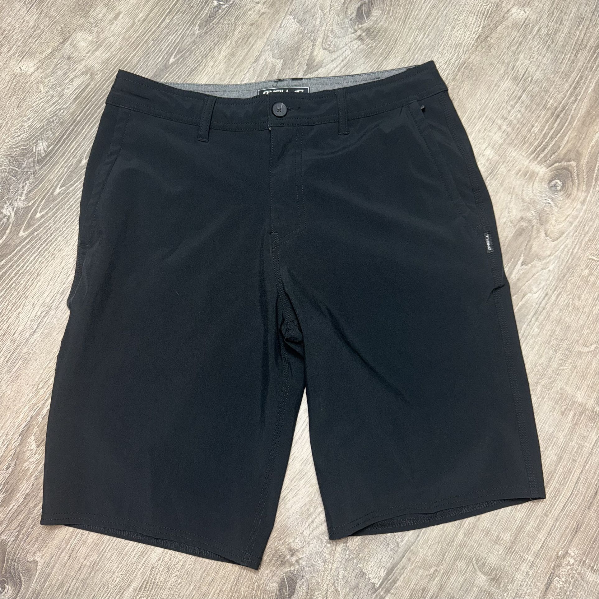 O’Neill Hyperdry Hybrid Shorts Men’s Black Stretch Quick Dry Active Size 33