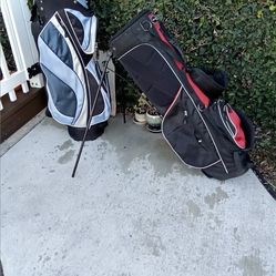 Like New Cart & Stand Golf Bags