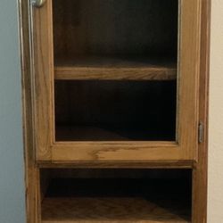 Tall Wood Cabinet 