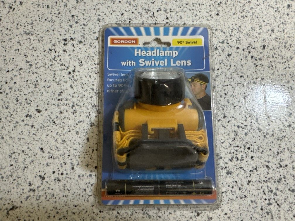 Gordon Headlamp with Swivel Lens - Still Sealed