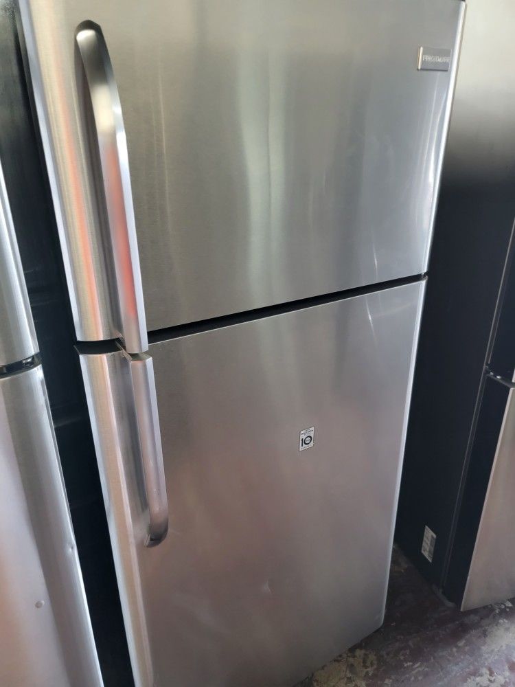 Frigidaire Refrigerator Top And Bottom Stainless