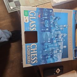 Cardinal Glass Chess And Checkers 