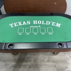 Poker Table And Black Jack Table 