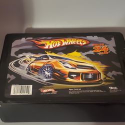 Hot Wheels 24 Car Case And Drag Truck Lot