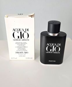 New Armani Acqua Di Gio Profumo 75ml 2.5oz Men's Cologne DISCONTINUED Fragrance Magnetic Cap
