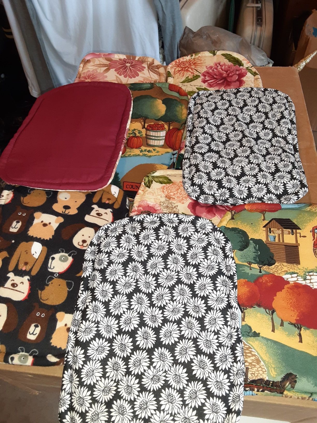 Hand made pot holders