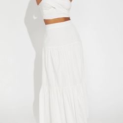 White Skirt Set