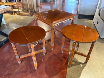 Vintage Italian Slide Out Nesting Tables
