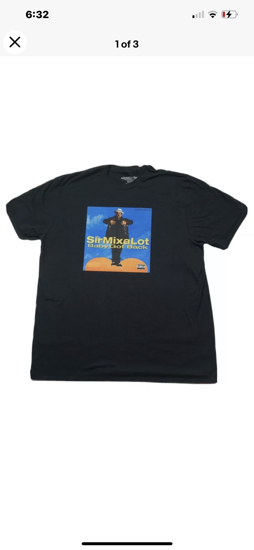 sir mix-a-lot baby got back Hip Hop T-shirt size 2xl