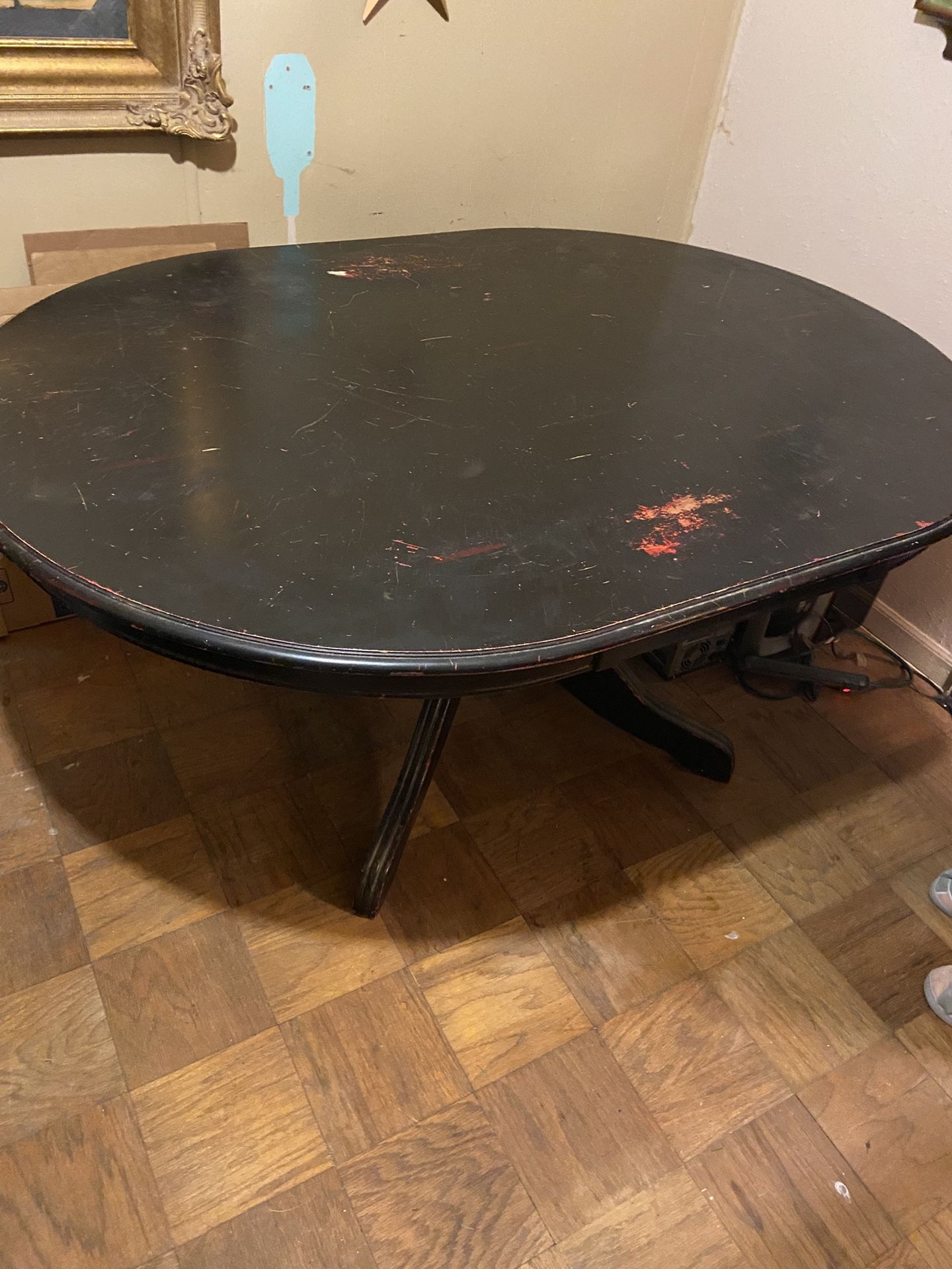 Pier One Wood Table - Solid . Needs TLC
