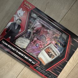 Team Rocket’s Mewtwo Ex Box