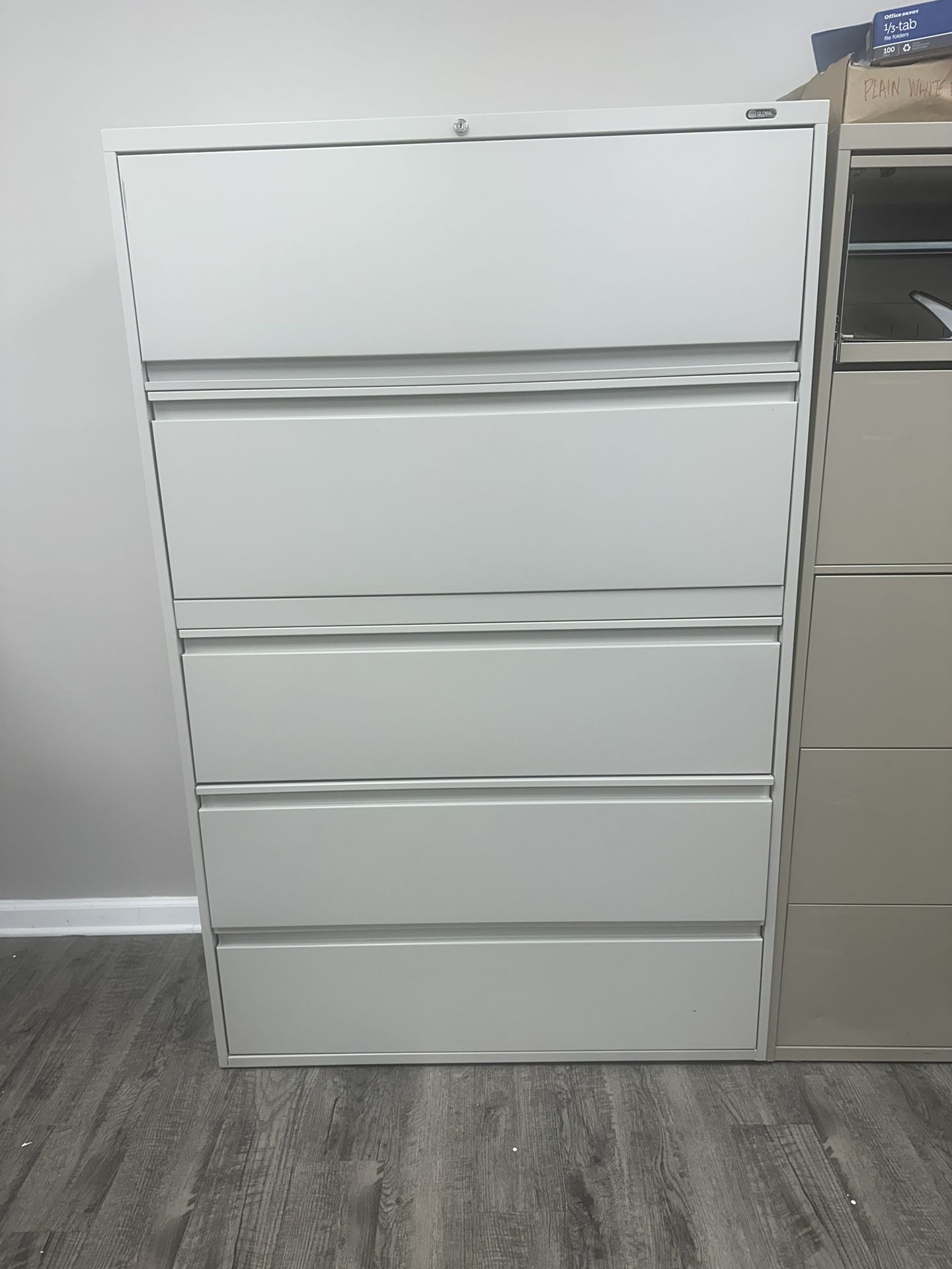 Used Metal Filing Cabinet - 4 Drawers - 42x65 inches - Pickup Only