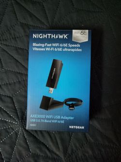 Night hawk blazing fast wifi 6/6e