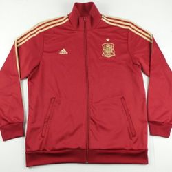 Authentic Adidas Spain National Team Full Zip Track Jacket Size Mens XL