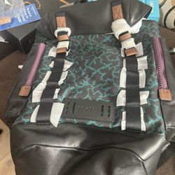 Men’s Coach, Leather Backpack