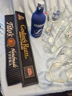 Bar Supplies, Glasses And Mats Shot Glasses