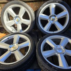 24 Inch Rims And Tires 6 Lug 6x139.7mm Or 6x5.5 Inch 