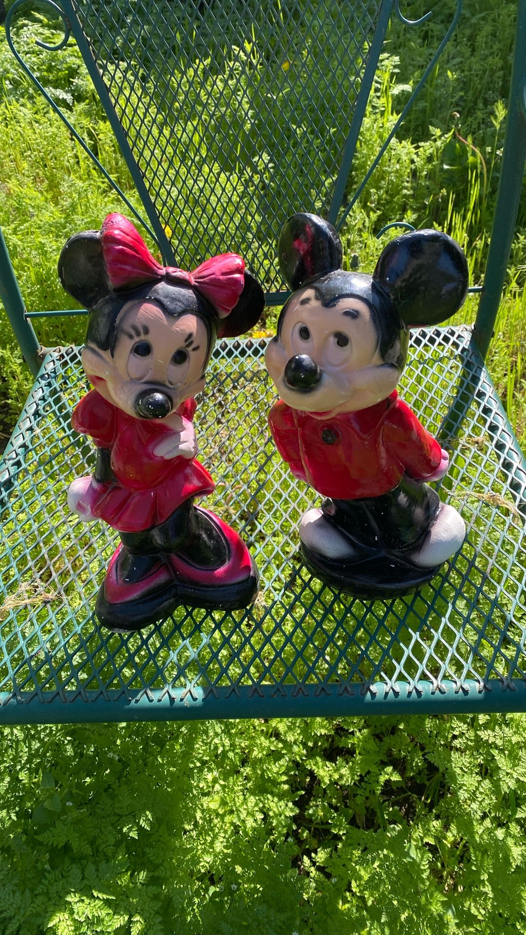 Mickey And Minnie Mouse Plaster Paris Banks
