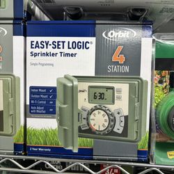 Orbit four station sprinkler timer. Brand new. Indoor outdoor use.