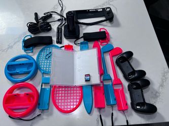Nintendo switch sports game and accessories