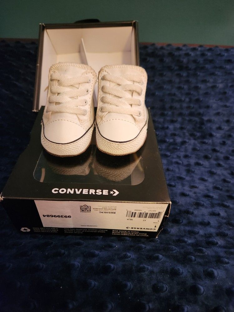 Converse White Size 1