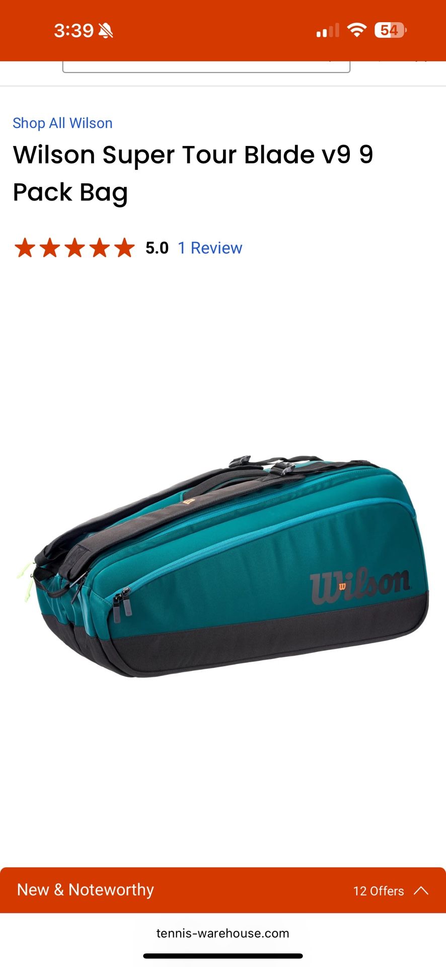Wilson Super Tour Blade v9 9 Pack Bag