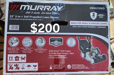 Murray 22" 2-in-1 Self Propelled Lawn Mower
