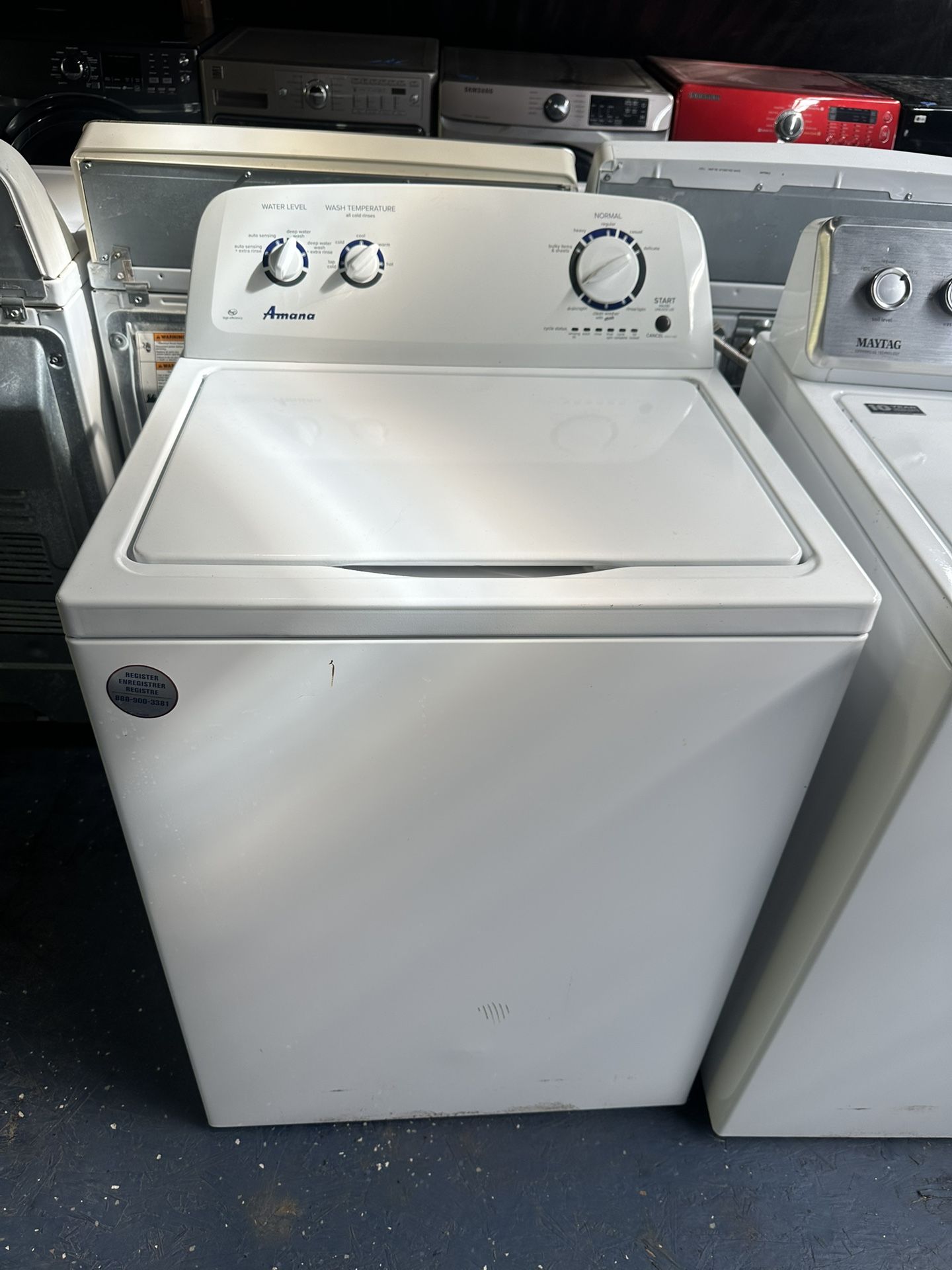 Amana Washer Word Great /60 DAY WARRANTY 📍5200 E 10TH AVE TAMPA FL 33619📍📲813~(contact info removed)