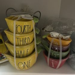 Rae Dunn Lemon And Vegetable Measuring Cups