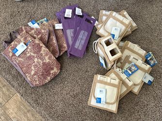 Wine Bottle Canvas Bags - $5 each