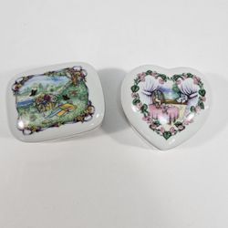 Heritage House 1985 Limited Edition Porcelain Music Boxes by Kerrie Reynolds