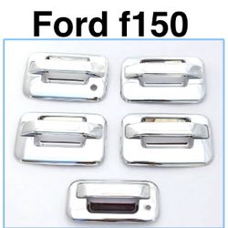 Chrome Door Handle Covers ABS fit Ford F150 4dr 