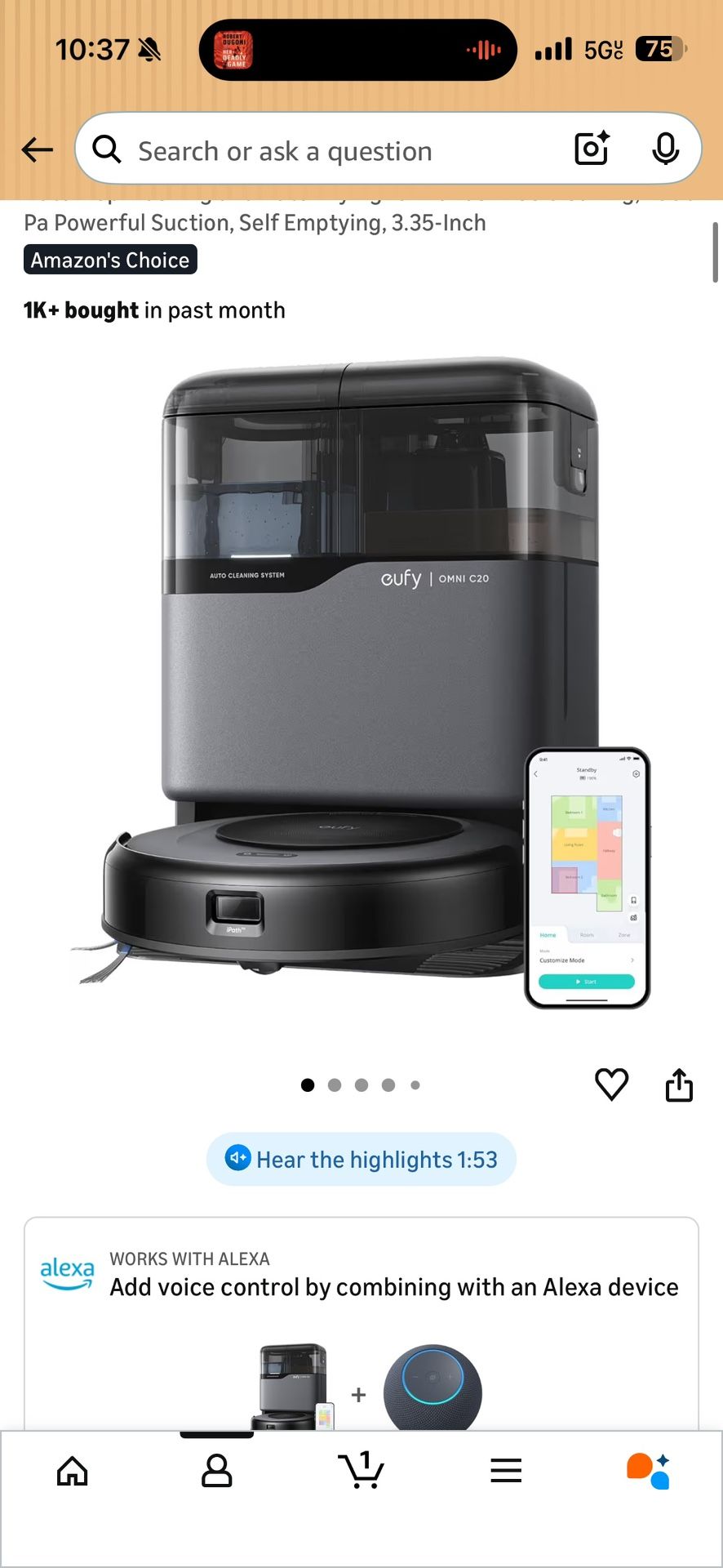 Eufy Robot Vacuum/mop