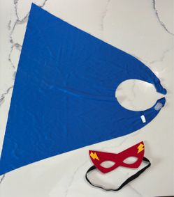 Kids Halloween Cape and Mask