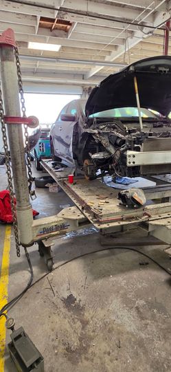Chief Genesis Velocity Electronic Measuring System + Posi-Trak Frame Bench — Complete Auto Body Shop Setup
