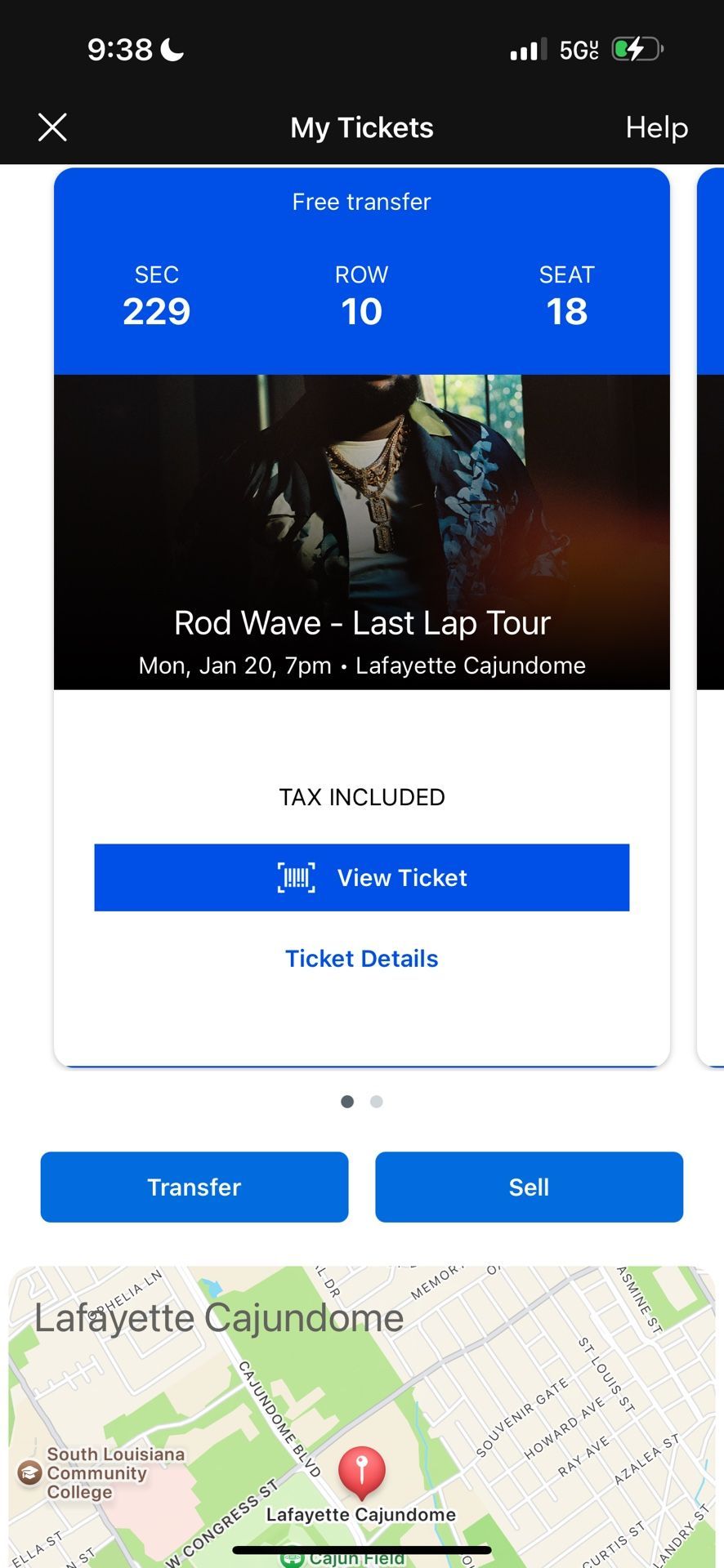 Rod Wave Last Lap Tour Tickets For Tomorrow Concert Lafayette