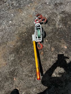 Little Mule Lineman's strap hoist (come along)
