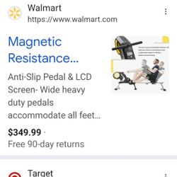 brand new foldable magnetic rowing machine