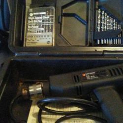 Black and Decker Electric Drill With. Bits & Carrying Case