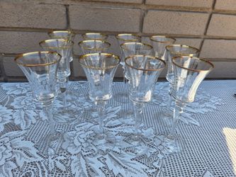 Mikasa Jamestown wine glasses 12