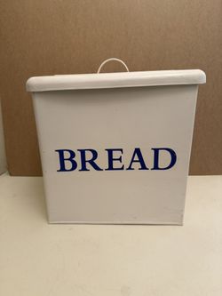 Vintage Metal Bread Box 