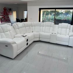 Recliner Sectional Sofa ⚜️ Sofá Seccional Reclinable 